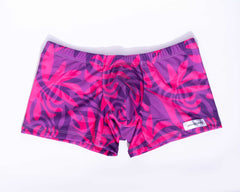 SwimBoxer Botanical Purple