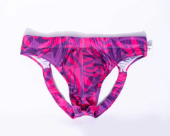 Swim Jock Botanical Purple