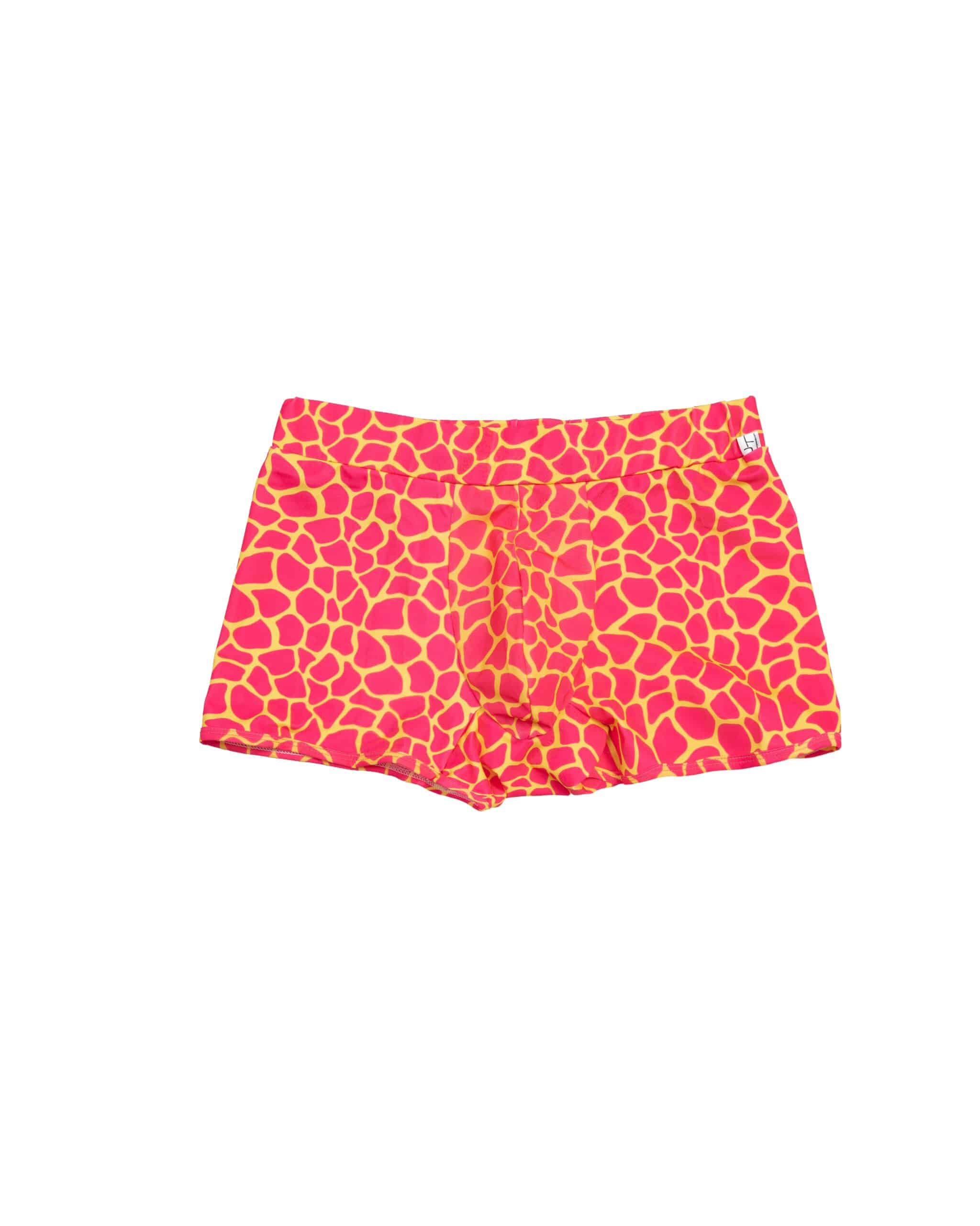 SwimBoxer Fuchsia Giraffe