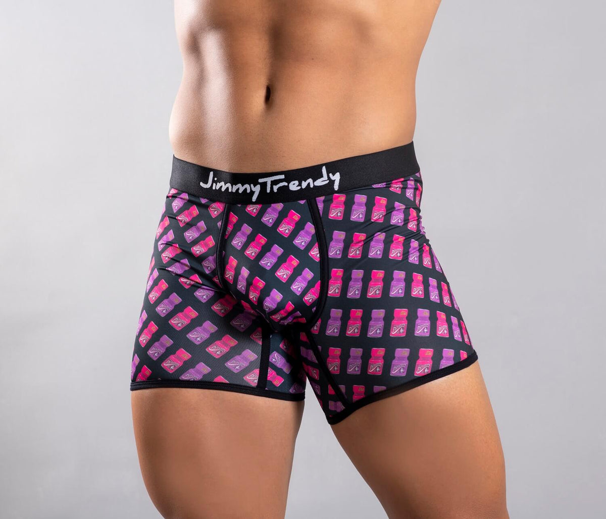 Boxer Brief Pink Poppers