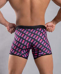 Boxer Brief Pink Poppers