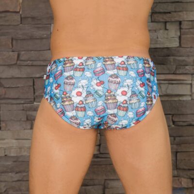 Cupcakes highwasted Swimbrief 2