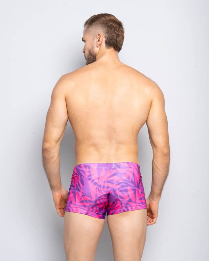 Botanical purple boxer atras